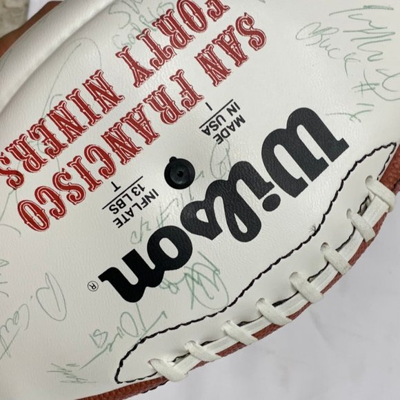 Wilson NFL San Francisco Forty Niners 49ers 96 Pla - Picture 6 of 9